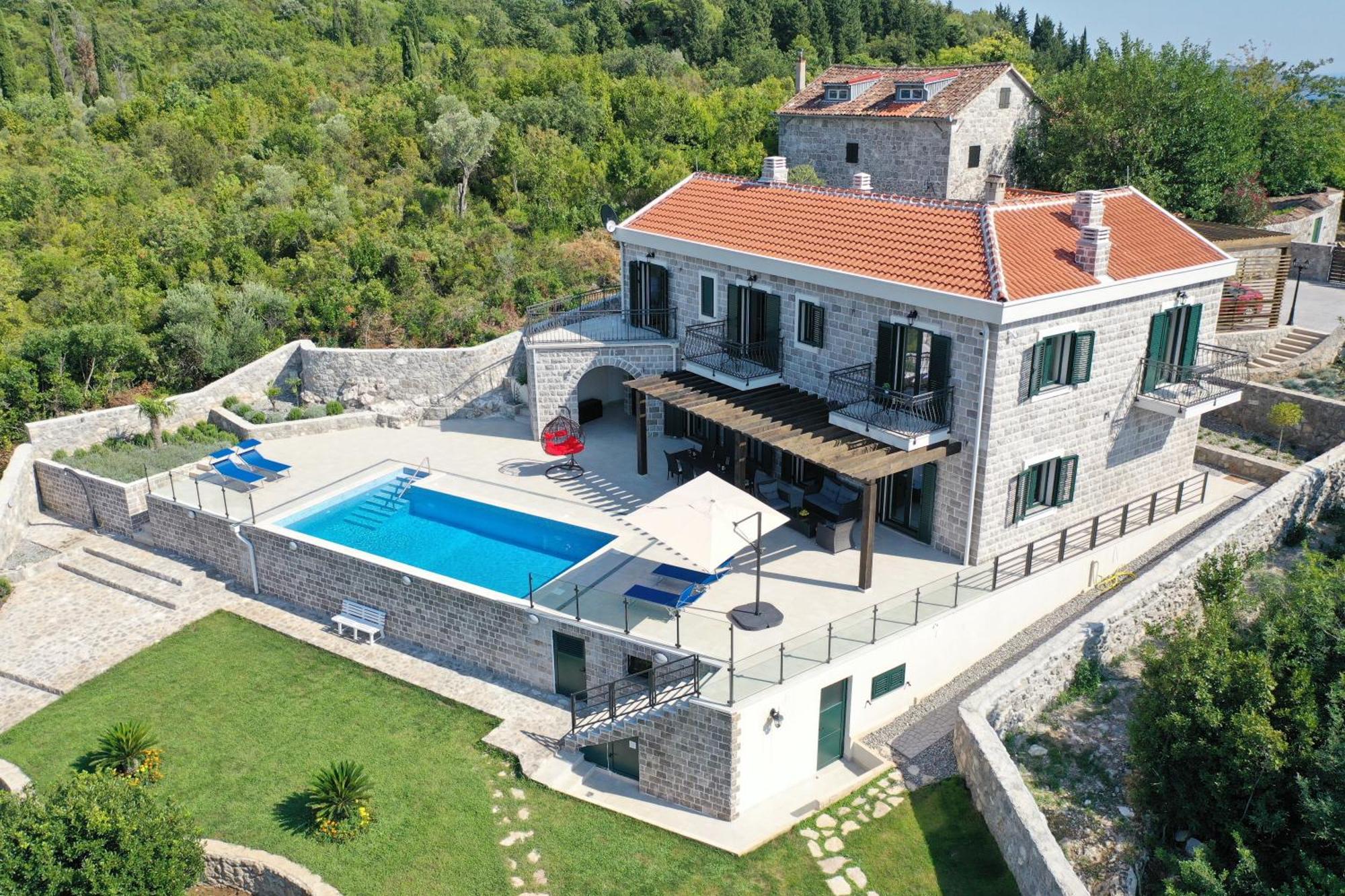Villa Vista Azzurra Тиват Экстерьер фото